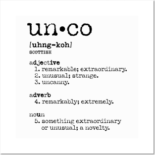 Unco Definition Posters and Art